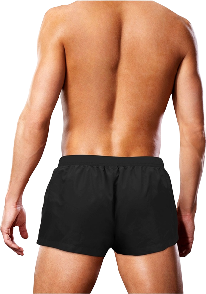 Prowler Black Oversized Paw Swimming Trunk