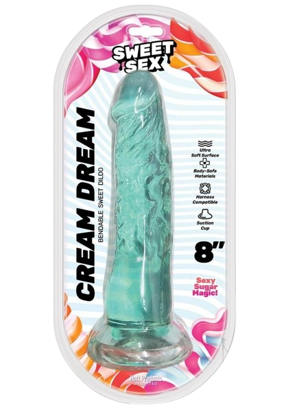 Sweet Sex Cream Dream Silicone Dildo 8"