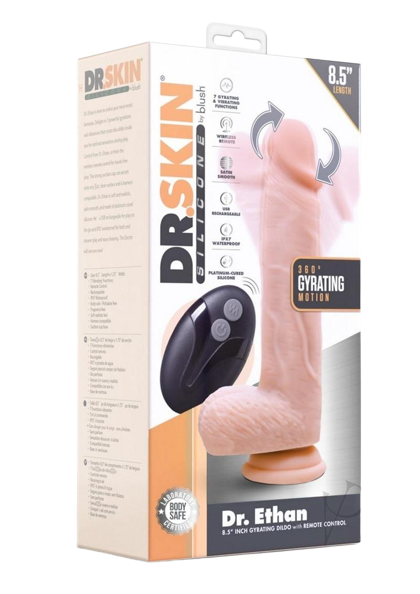 Dr. Skin Silicone Dr. Ethan Gyrating Dildo 8.5"