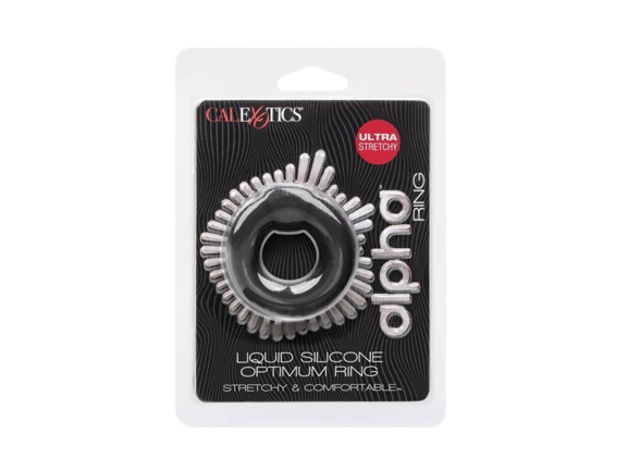 Alpha Liquid Silicone Scrotum Ring - Gray