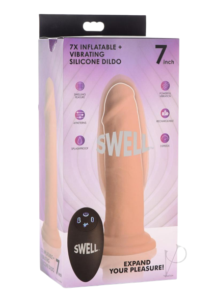 Swell 7X Inflatable & Vibrating Dildo with Remote Control