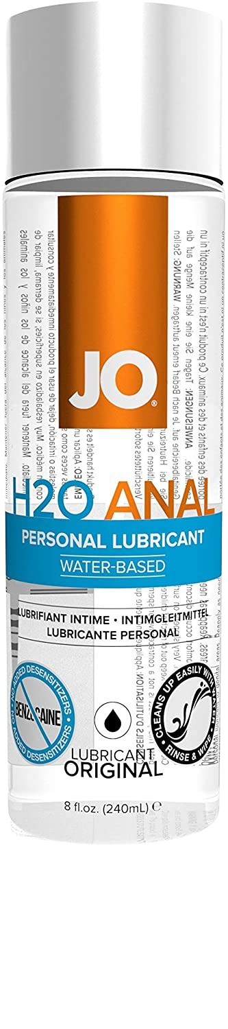 JO H2O Anal Water-Based Lubricant (8 oz)