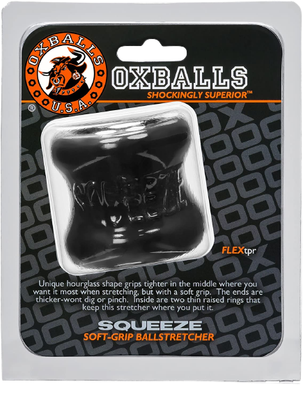 Oxballs Squeeze Soft Grip Ball Stretcher - Black