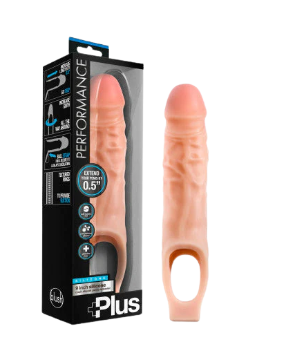 Performance Plus Silicone Cock Sheath Penis Extender 9in