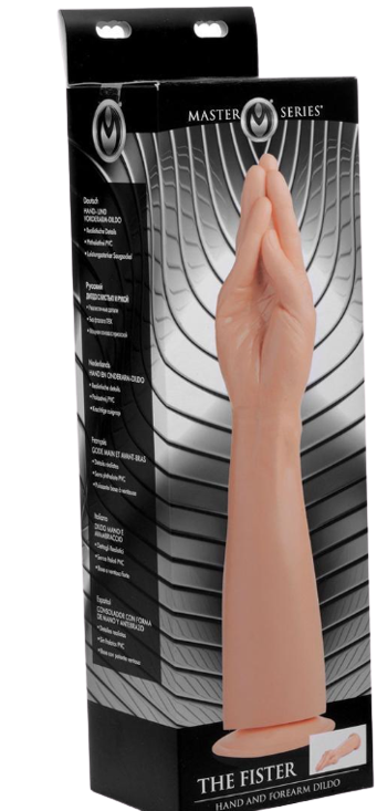 Master Series The Fister Hand and Forearm Dildo - Vanilla 15"