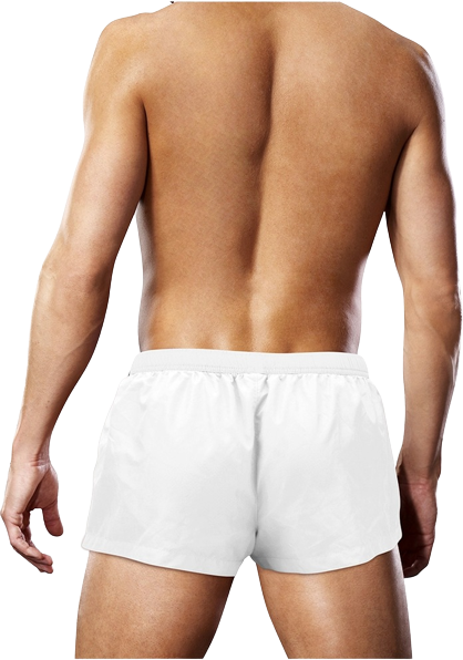 Prowler White Oversized Paw Swimming Trunk