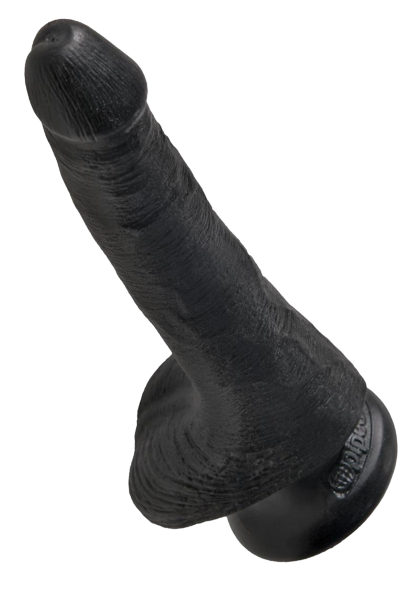 King Cock Dildo with Balls 6"