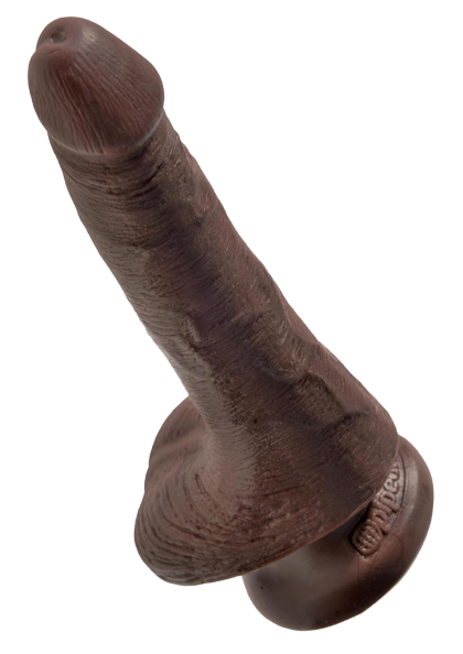 King Cock Dildo with Balls 6"