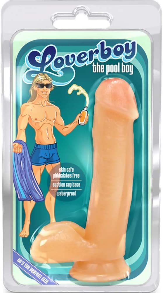 Loverboy The Pool Boy Dildo with Balls 7"