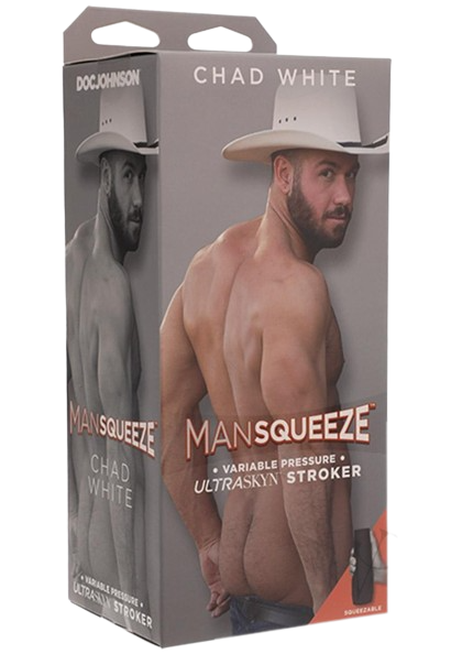 Man Squeeze Chad White Ultraskyn Masturbator