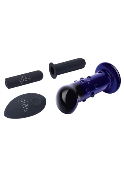 Glas Rechargeable Vibrating Glass Plug