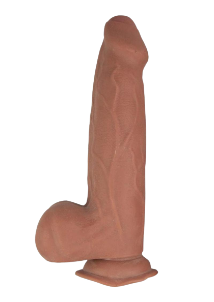 Realcocks Dual Layered Uncut Slider Thick Shaft Dildo 9.25"