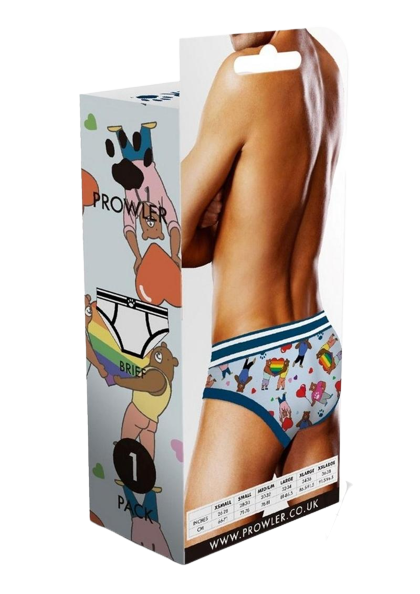 Prowler Bears with Hearts Brief