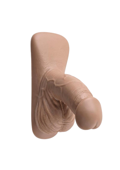 Gender X Silicone Packer Dildo 4" - Caramel
