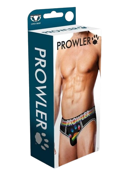Prowler Black Oversized Paw Open Brief