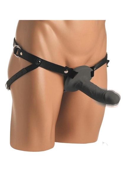 Size Matters 2" Vibrating Silicone Penis Sheath 6.3"