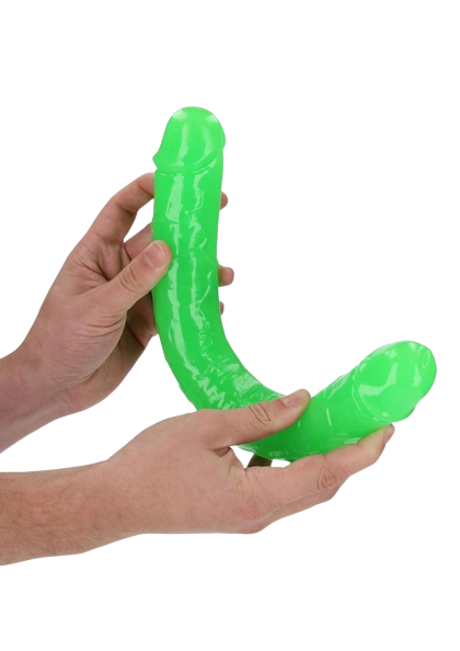 RealRock Double Dong Glow in the Dark Dildo 15"