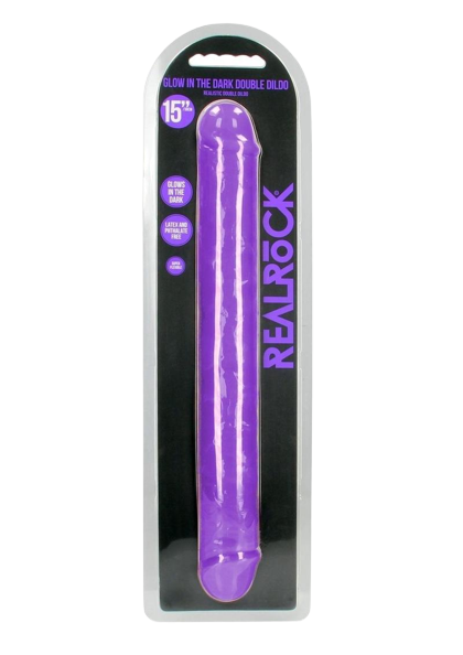 RealRock Double Dong Glow in the Dark Dildo 15"