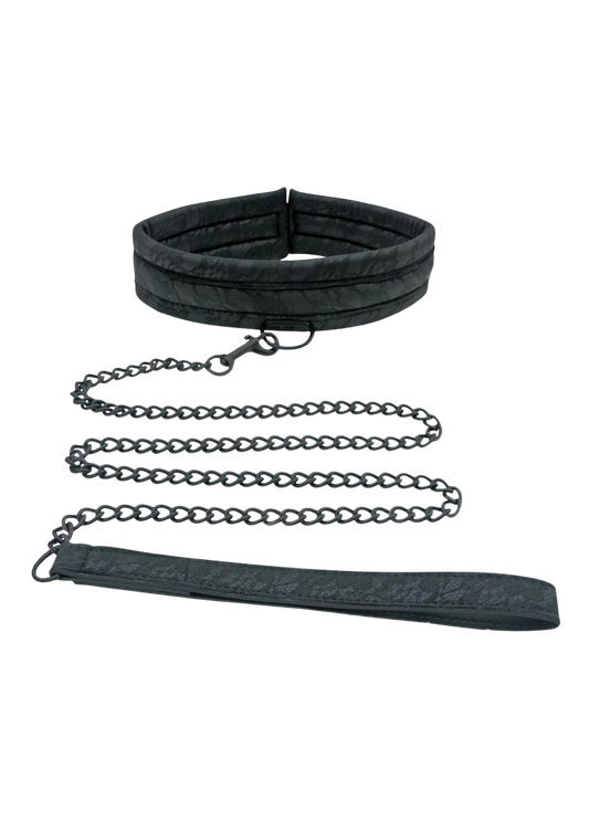 Midnight Lace Collar and Leash