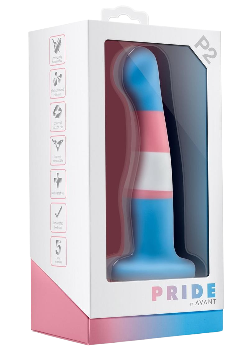 Blush Avant Pride P2 Suction Dildo 5.25"