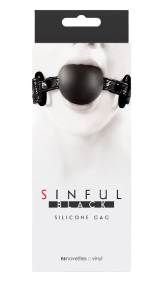 Sinful Ball Gag - Black